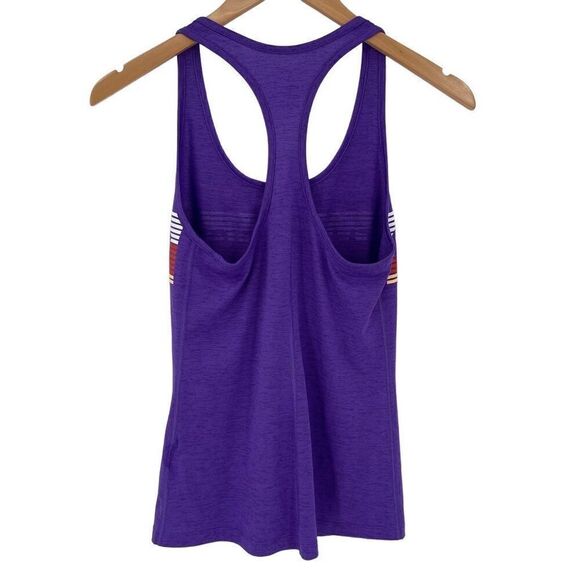 Nike Dri-Fit Clemson Tigers Touch Performance Racerback Tank Top Women XS Purple - Picture 2 of 5